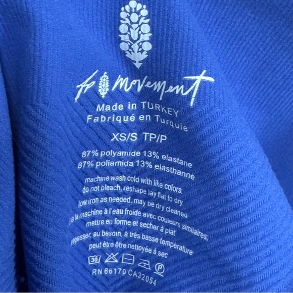 Free Movement Ribbed Cropped  Muscle Tank. Size XS. - Picture 4 of 4